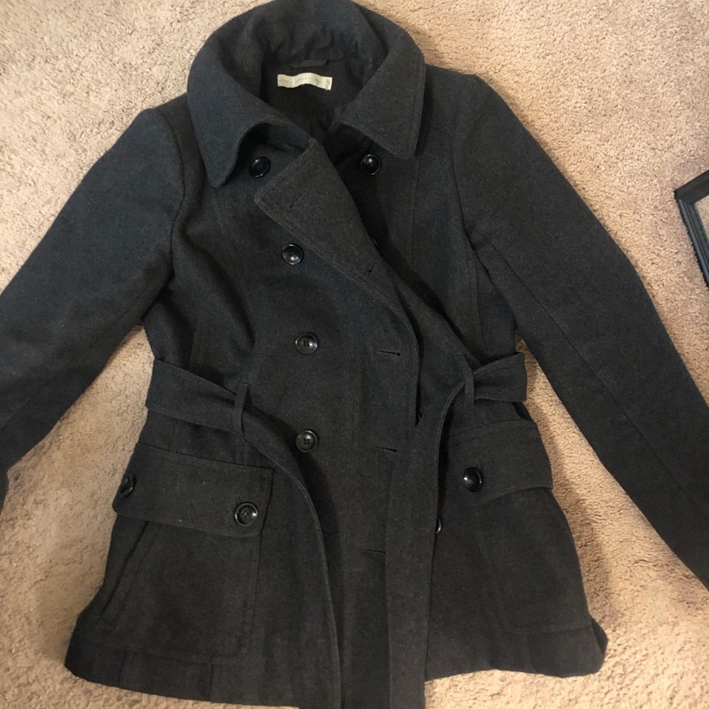 Grey Peacoat